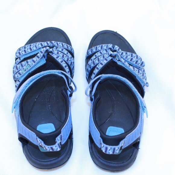 Teva SZ 9 Blue Mirage TIRRA Adjustable Strap Outdoor Hiking Water Sports Sandals - Picture 11 of 12
